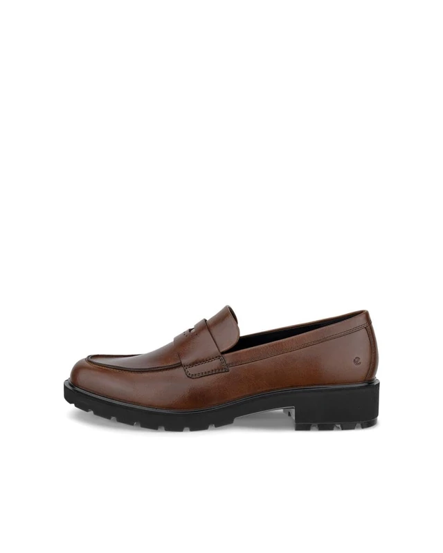 ECCO Women's Metropole Vienna Loafer, Mink, 6