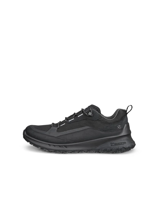 ECCO Men's Sneaker ULT-TRN Waterproof, Magnet/Steel/Black/Black, 11