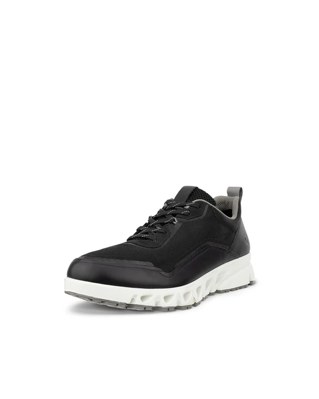 ECCO Men's Sneaker Multi-Vent GTX Surround, Black/Steel, 11