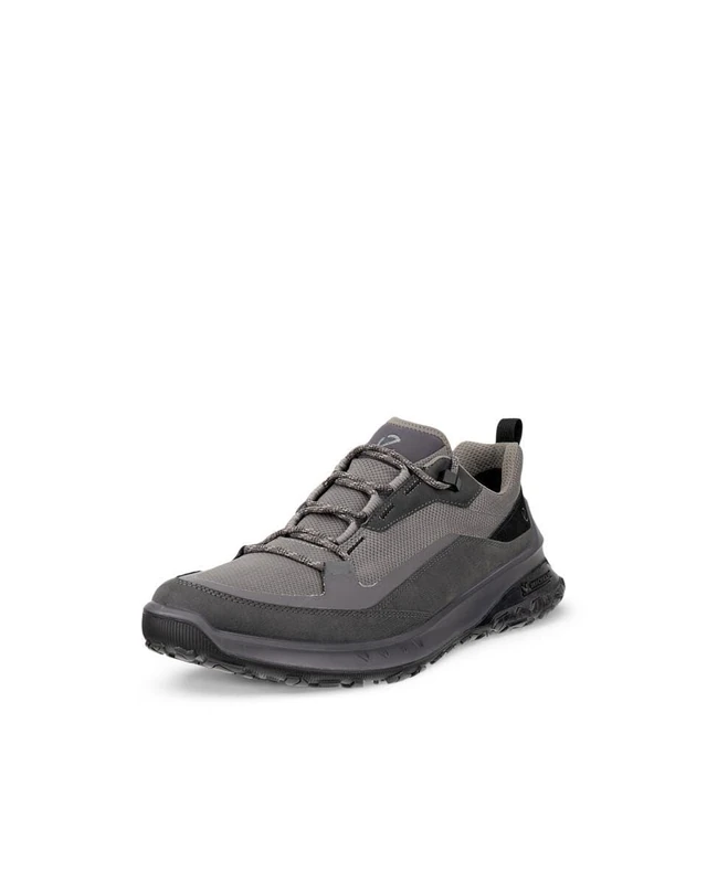 ECCO Men's Sneaker ULT-TRN Waterproof, Magnet/Steel/Black/Black, 6