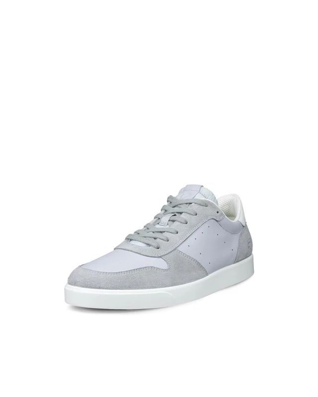 ECCO Men's Sneaker Street LITE, Wild Dove/Concrete/White, 9.5