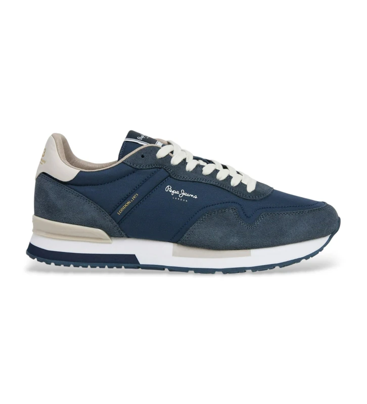 Pepe Jeans Men's HAILON Basic M Sneak, Blue (Marine Blue), 10 UK