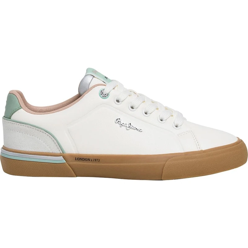 Pepe Jeans Women's Kenton Cool W Sneak, Green (Light Green), 7 UK