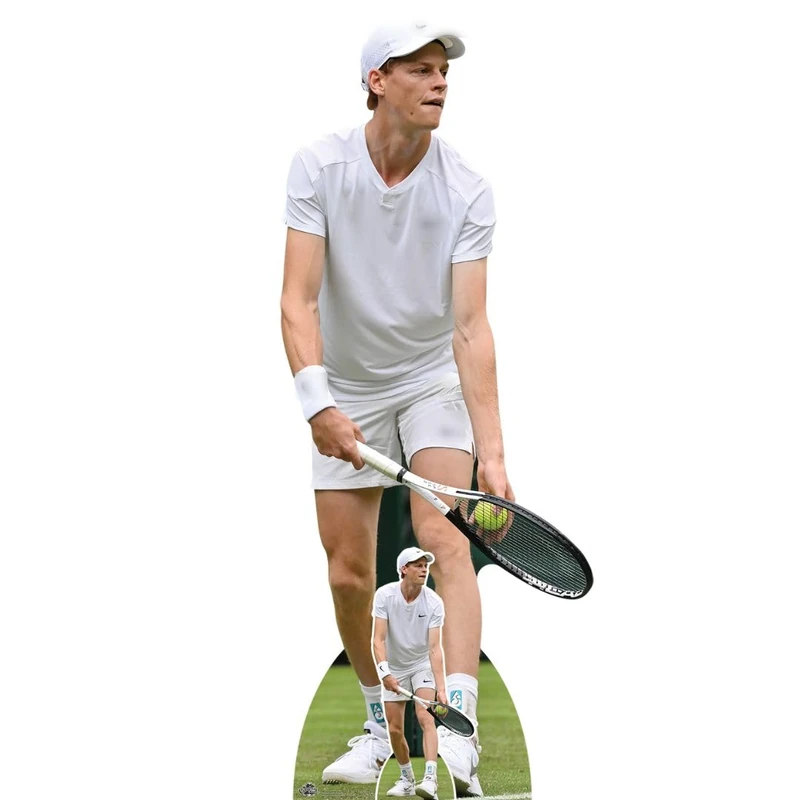 Star Cutouts CS1212 Jannik Sinner -Tennis Player Cardboard Cut Out Height 191cm - Image 1