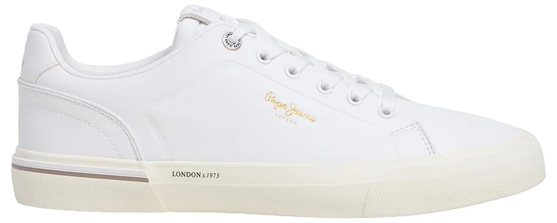 Pepe Jeans Men's Kenton ONE M Sneak, White (Off White), 12 UK - Image 1