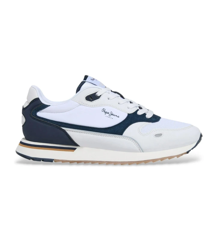 Pepe Jeans Men's Bexley Road M Sneak, White (White), 6 UK