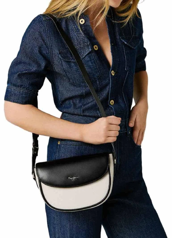 Pepe Jeans Women's CRISHA Tale Bag, Black (Black), One Size