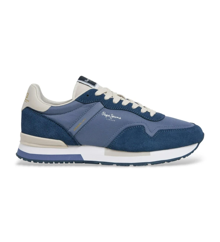 Pepe Jeans Men's HAILON Basic M Sneak, Blue (Union Blue), 11 UK
