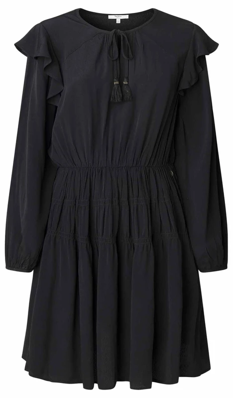 Pepe Jeans Women's Emma Dress, Black (Black), XL