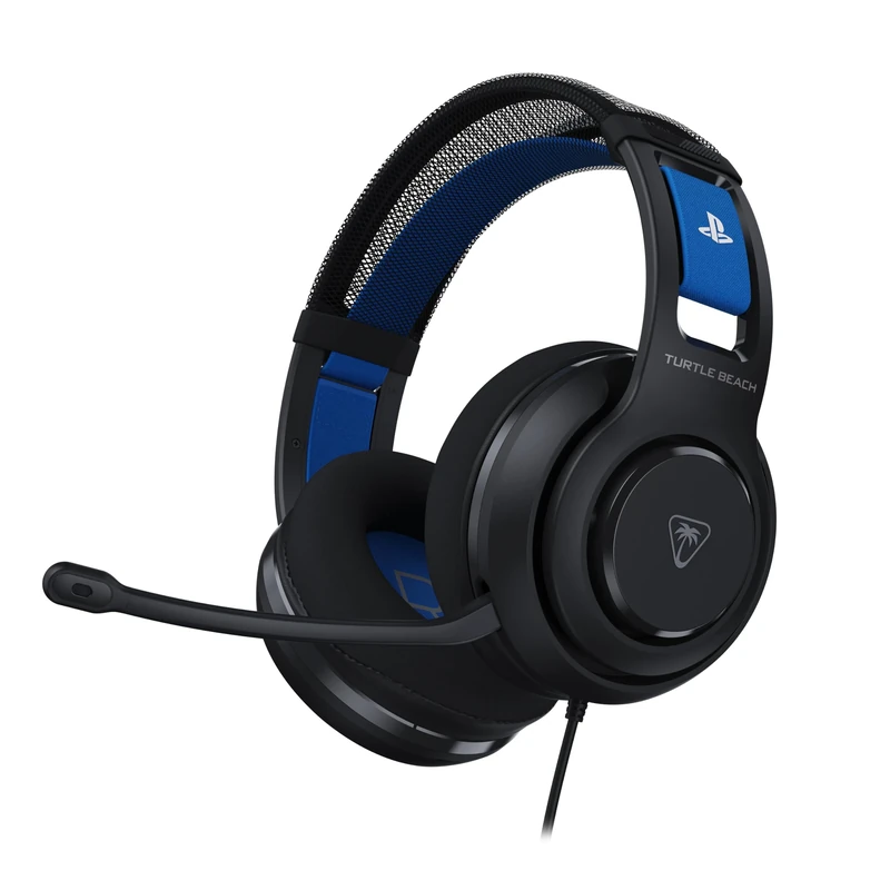 Turtle Beach Atlas 200 Black Wired Gaming Headset for PS5 and PS4 - officially licensed for PlayStation