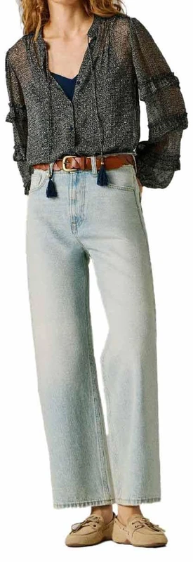 Pepe Jeans Women's Straight Jeans UHW Lexa, Blue (Denim-2V1), 33W x 30L