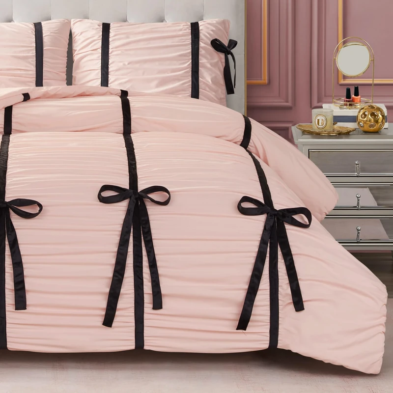Juicy Couture Comforter Set, Crystal Pink, Twin/Twin XL