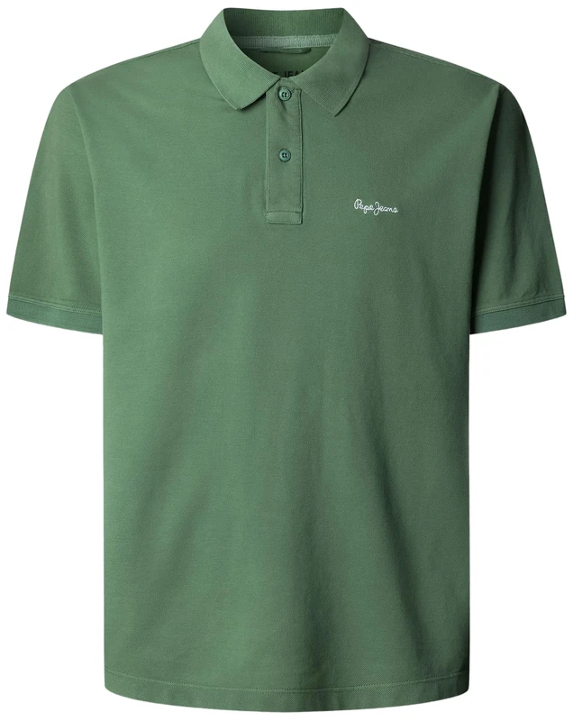 Pepe Jeans Men's Oscar Polo, Green (Woods Green), XXL - Image 1