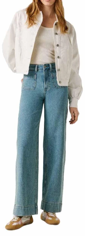 Pepe Jeans Women's Straight Jeans UHW Lexa, Blue (Denim-3V4), 32W x 30L