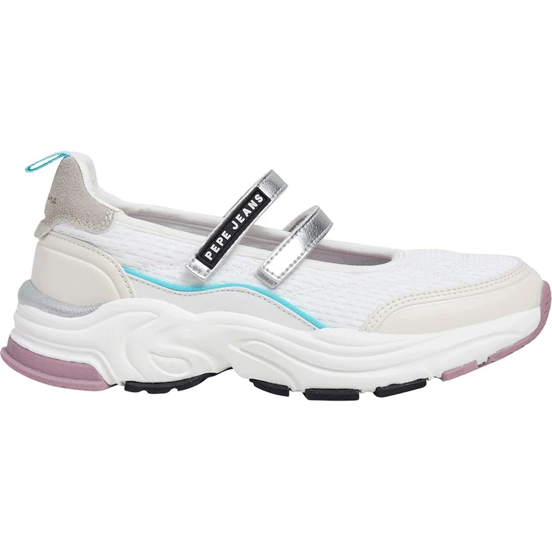 Pepe Jeans MAVE Ballet G Sneak, White (Off White), 6 UK