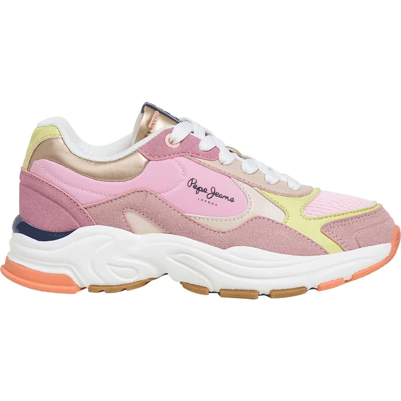 Pepe Jeans MAVE NEON G Sneak, Pink (Dirty Pink), 2.5 UK