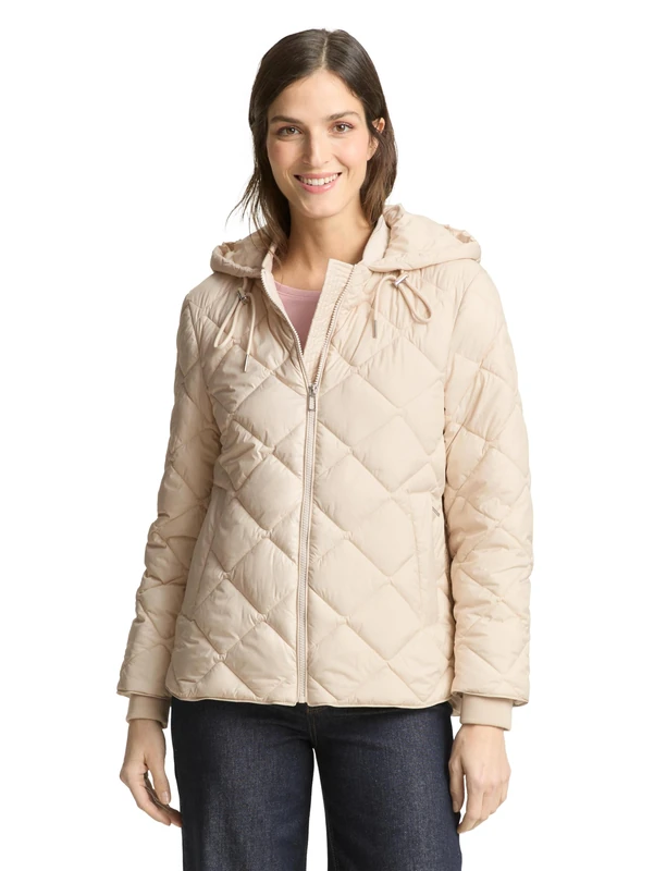 TOM TAILOR Women's 1051603 Jacket, 29517-Sand Stone Beige, M - Image 1