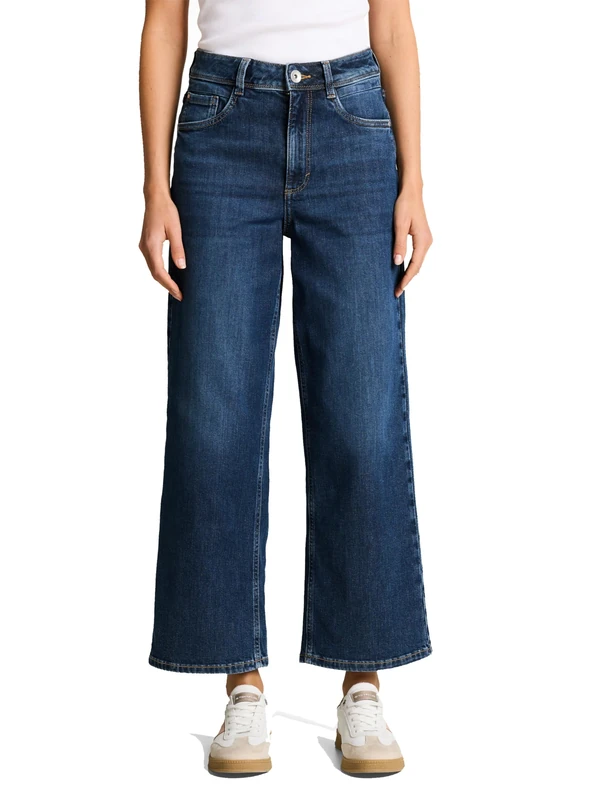 TOM TAILOR Women's 1050399 Jeans, 10152-Mid Stone Bright Blue Denim, 30W x 28L - Image 1