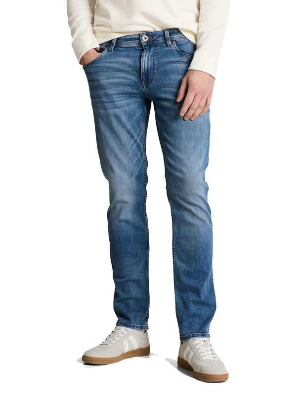 TOM TAILOR Men's 1047983 Jeans, 10152-Mid Stone Bright Blue Denim, 36 W/30 L