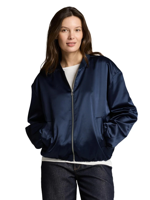 TOM TAILOR Women's 1051882 Jacket, 10668-Sky Captain Blue, 3XL