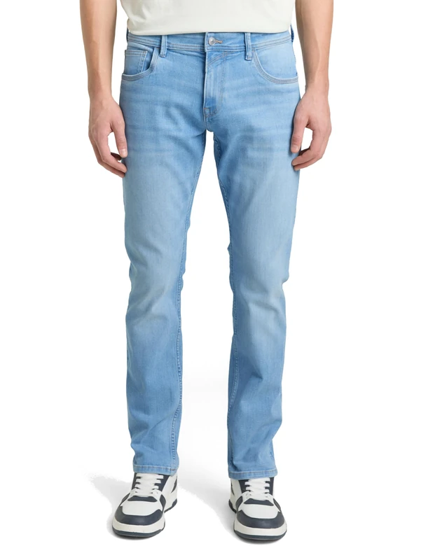 TOM TAILOR Denim Men's 1045758 Jeans, 10151-Light Stone Bright Blue Denim, 32 W/32 L