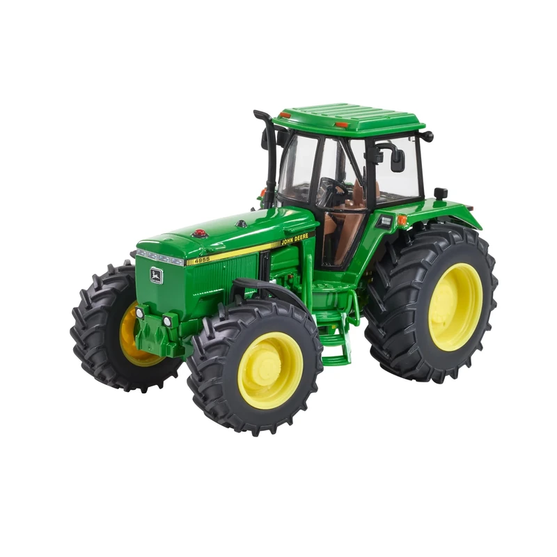Britains John Deere 4955 EU Spec Tractor Model, Diecast Farm Vehicle, Detailed Replica with Authentic Features, Durable Collectible Toy for Farming Enthusiasts and Kids, Agricultural Model