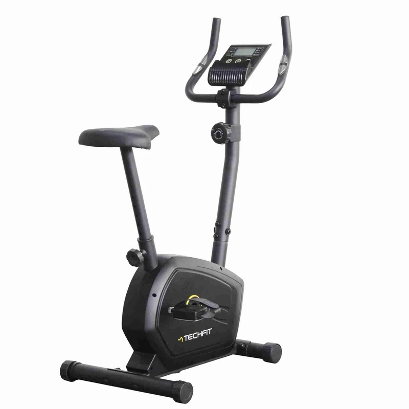 TechFit Magnetic Room Exercise Bike 8 Levels Flywheel 6 kg LCD Display Adjustable Saddle Pulse Sensor Support Tablet Fitness Home Cardio 100 kg Max 82 x 50 x 116 cm
