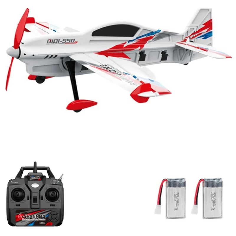 RC Plane Brushless Motor 2.4G Remote Control Aircraft 3D Stunt Glider EPP Foam Flight Flying Airplane Toy for Adults