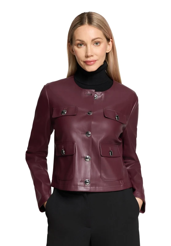 Betty Barclay 4708/2738 Blazer, Dark Eggplant, 38 Women