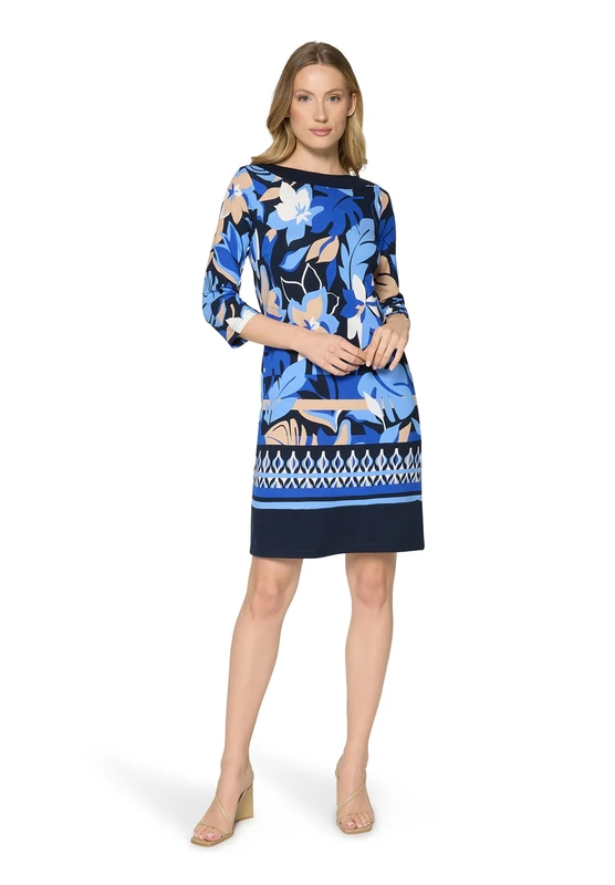 Betty Barclay 1807/1871 Dress, Dark Blue/Blue, 42 Women