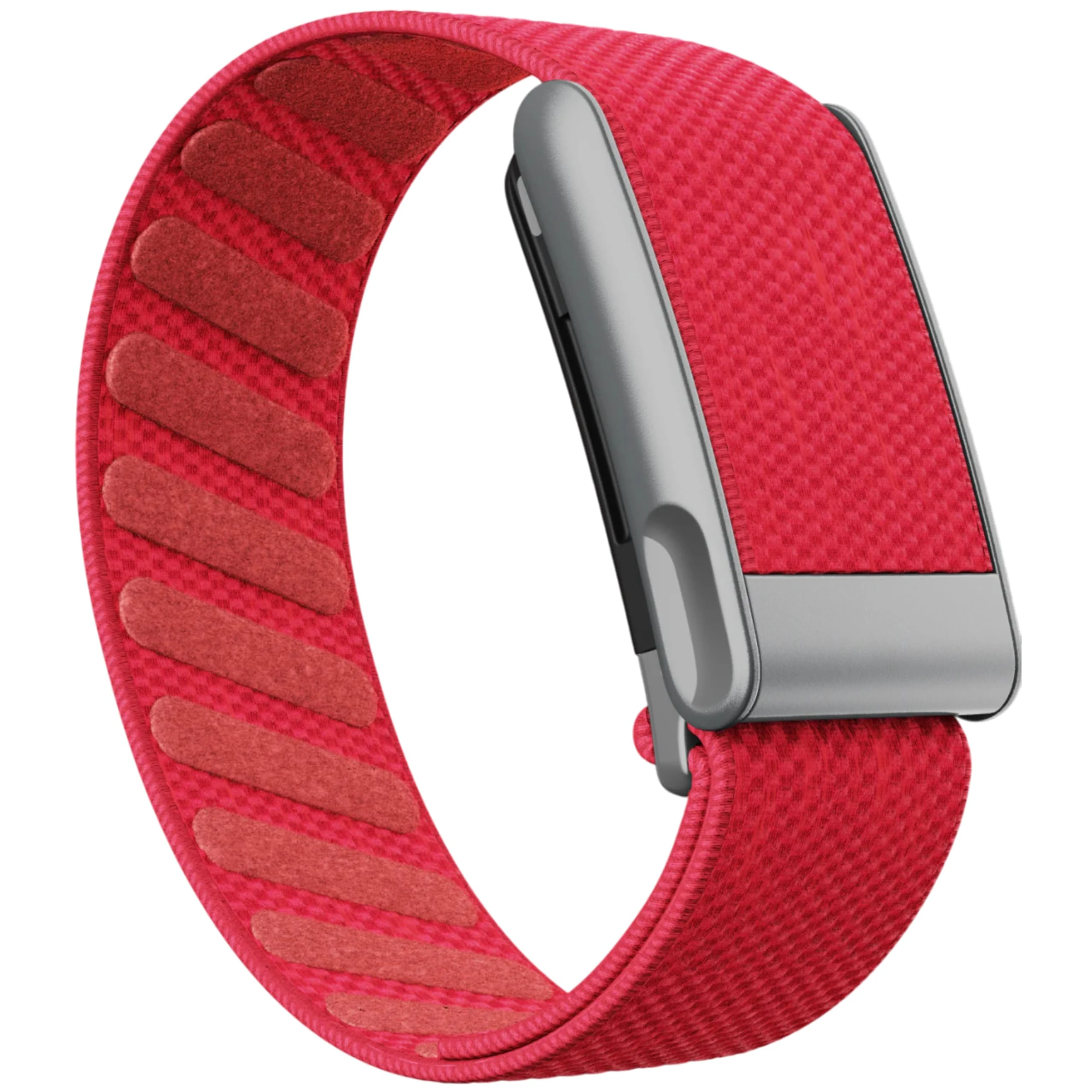 AR LABS Whoop 5.0 Compatible MG (LIFE) SuperKnit Band | Ultra-Soft Microfilament Weave | Stainless-Steel Hardware (Crimson)