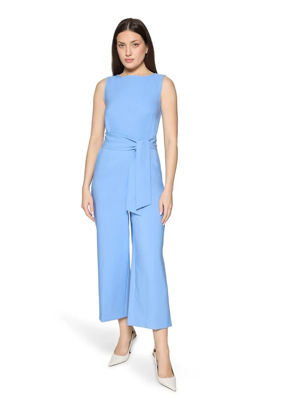 Betty Barclay Women's Jumpsuit with Pockets, azurine, 12