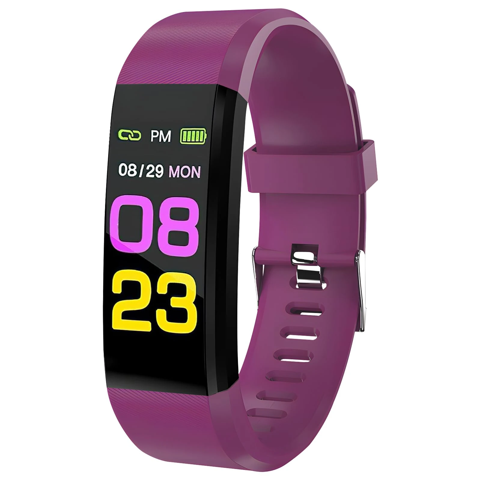 MSMXCS Fitness Tracker Activity Tracker Smart Watch with Heart Rate Sleep Monitor Step and Calories Counter Blood Pressure Oxygen Monitor IP67 Waterproof for Kids Women Men for Android iOS Purple