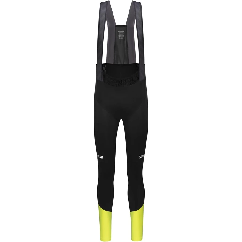 GOREWEAR SPINSHIFT Thermo Bib Tights+ Mens, Black/Neon Yellow, XS
