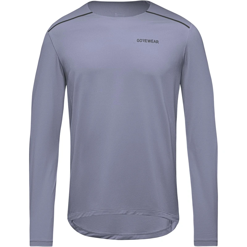 GOREWEAR Contest 2.0 Long Sleeve Tee Mens, Amethyst Grey, XXL