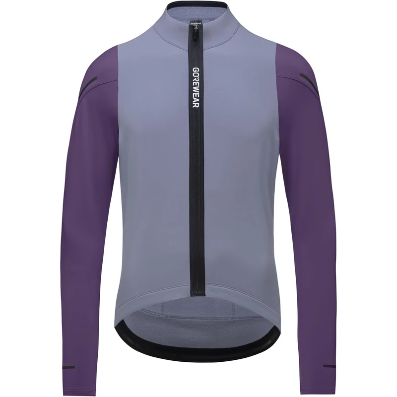 GOREWEAR SPINSHIFT Thermo Long Sleeve Jersey Mens, Amethyst Grey/Purple Indigo, XS