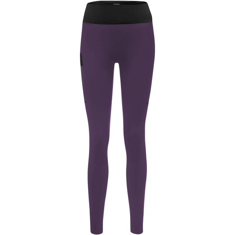 GOREWEAR CONCURVE Thermo Hybrid Tights Womens, Purple Indigo, XL