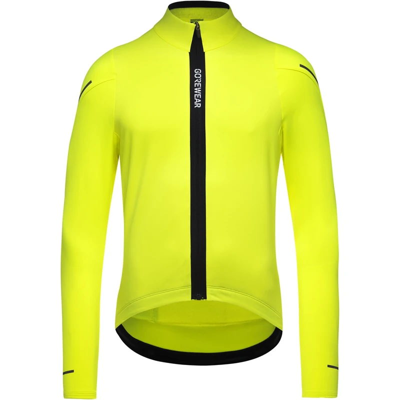 GOREWEAR SPINSHIFT Thermo Long Sleeve Jersey Mens, Neon Yellow, XS