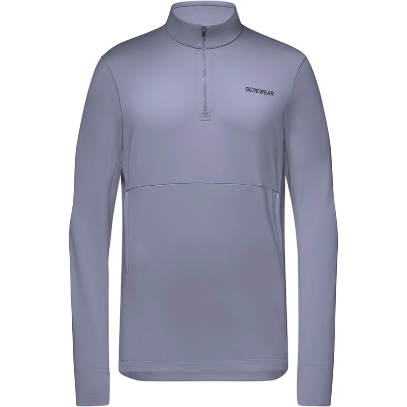 GOREWEAR Training Thermo 1/4-Zip Mens, Amethyst Grey, M