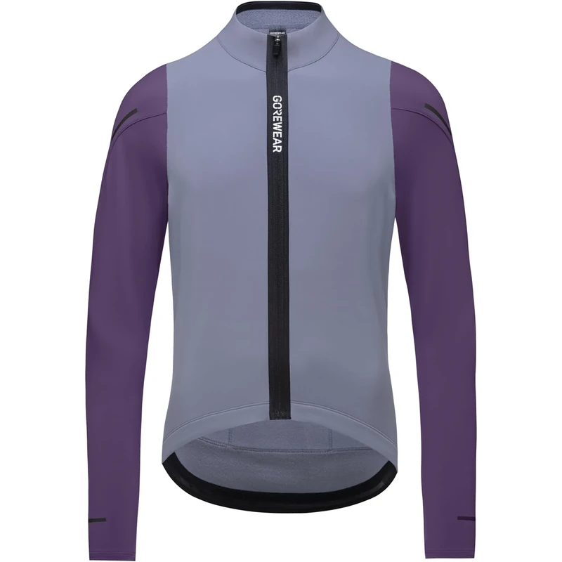 GOREWEAR SPINSHIFT Thermo Long Sleeve Jersey Mens, Amethyst Grey/Purple Indigo, XXL