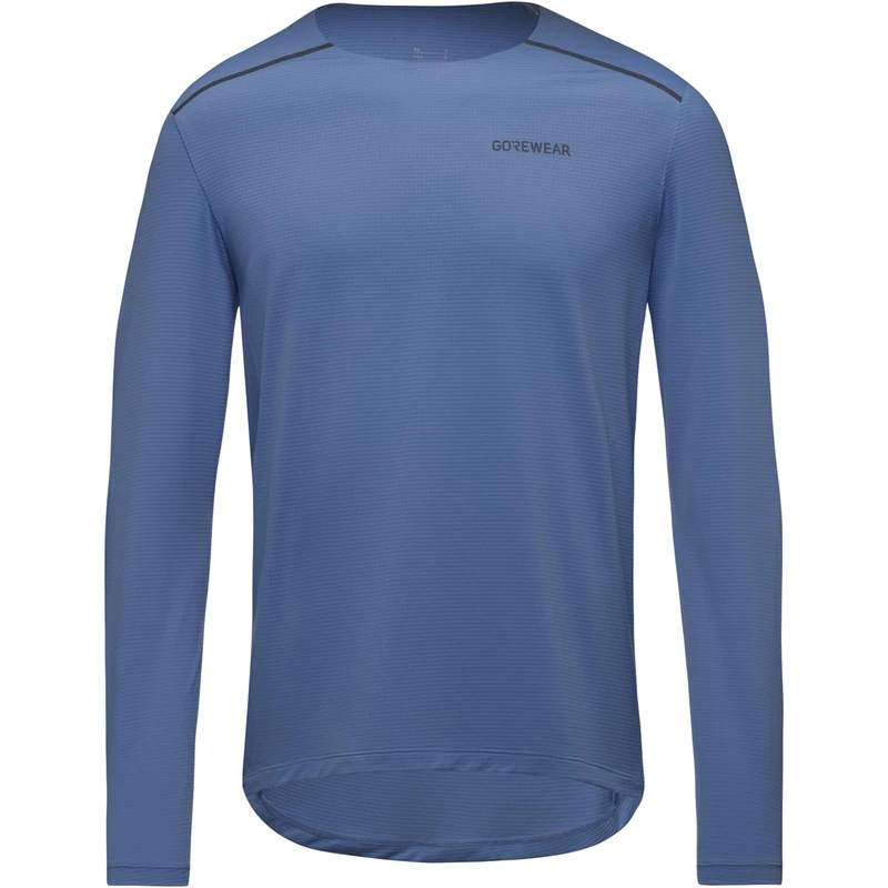 GOREWEAR Mens Contest 2.0 Long Sleeve Tee Shirts, Cargo Blue, M EU