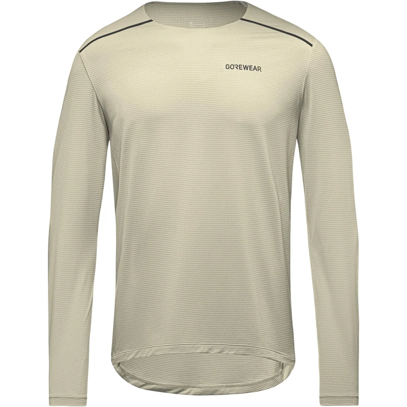 GOREWEAR Mens Contest 2.0 Long Sleeve Tee Shirts, Tech Beige, S EU