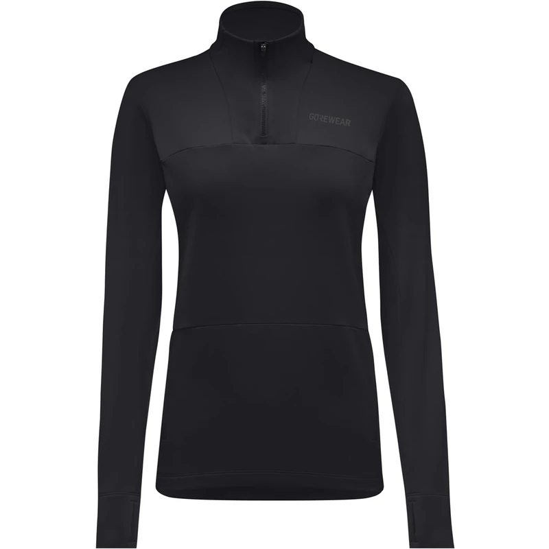 GOREWEAR Training Thermo 1/4-Zip Womens, Black, XS