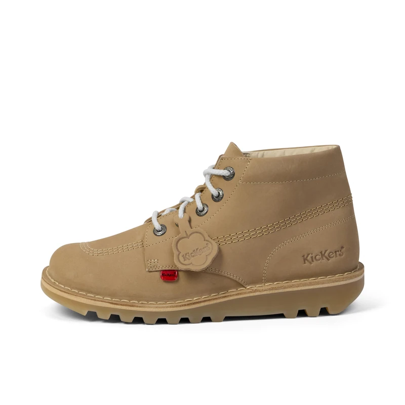 Kickers Adult Unisex Kick HI Nubk Ankle Boot, Sand, 6.5 UK