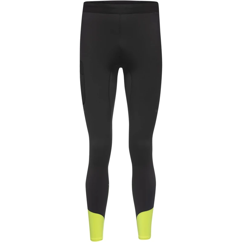 GOREWEAR CONCURVE Thermo Hybrid Tights Mens, Black/Neon Yellow, M