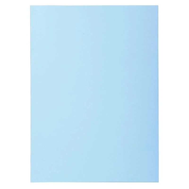 Exacompta - Ref 850106E - Box of 10 Packs of 100 Super 60 g/m2 Pastel Coloured folders - PEFC™ Certified folders - Size 22 x 31 cm for A4 Format - Light Blue