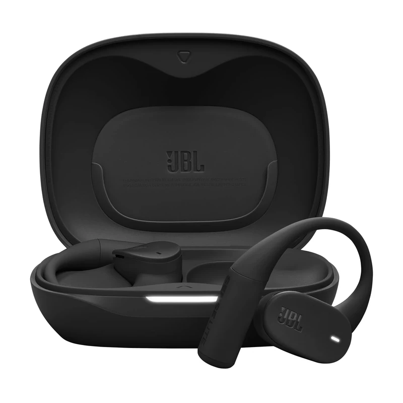 JBL Sense Lite True Wireless Open-Ear Headphones with Ear Hook Design & Air Conduction, OpenSound Technology, 32H Playtime, IP54 Waterproof/Dustproof, Compatible Headphones App, Black