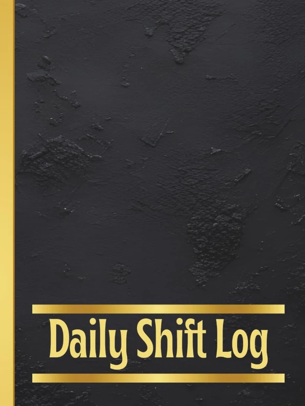 Daily Shift Log Book: Staff Schedule and Incident Tracker for Workplaces - Image 1