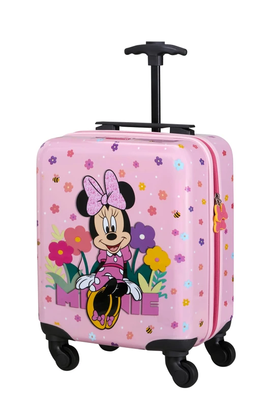 Samsonite Daydream Disney - Minnie Mouse Kids Suitcase 45 x 33 x 20 cm, 24 L - Hard Shell Hand Luggage Trolley, Suitable for Most Airlines incl. EasyJet - with 4 Wheels - Minnie Flower Power