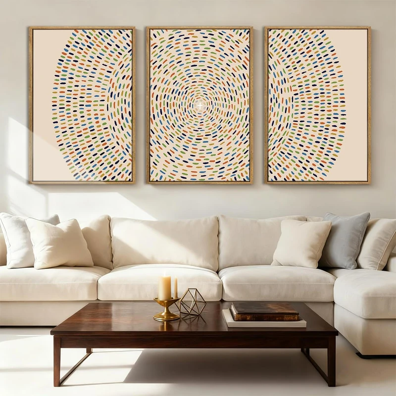 Anyzal Jesus Feeds the 5000 Wall Art Framed Christian Wall Decor Large Jesus Painting for Living Room Bedroom Dining Room 24x36 Inch